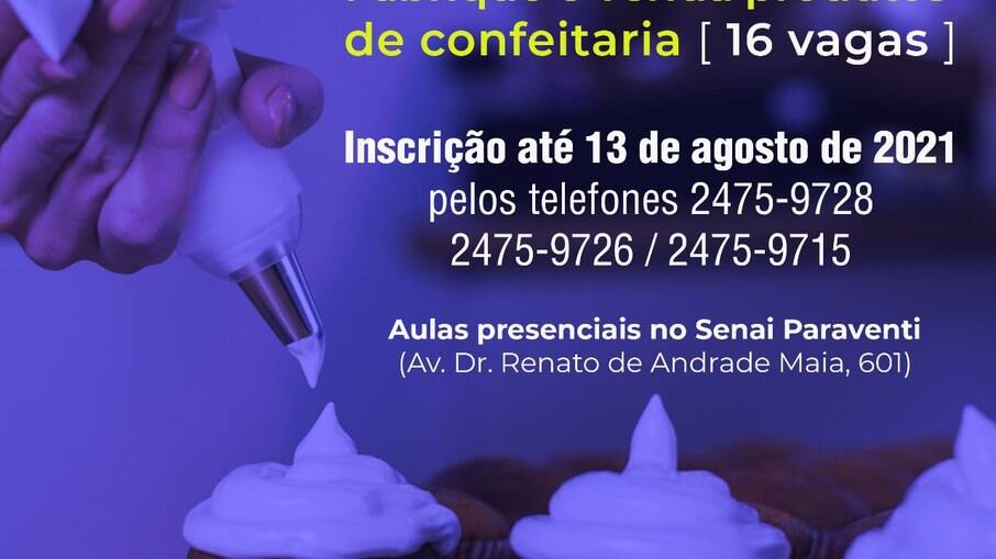 São 16 vagas disponíveis e as inscrições devem ser feitas por telefone. São 16 vagas disponíveis e as inscrições devem ser feitas por telefone.