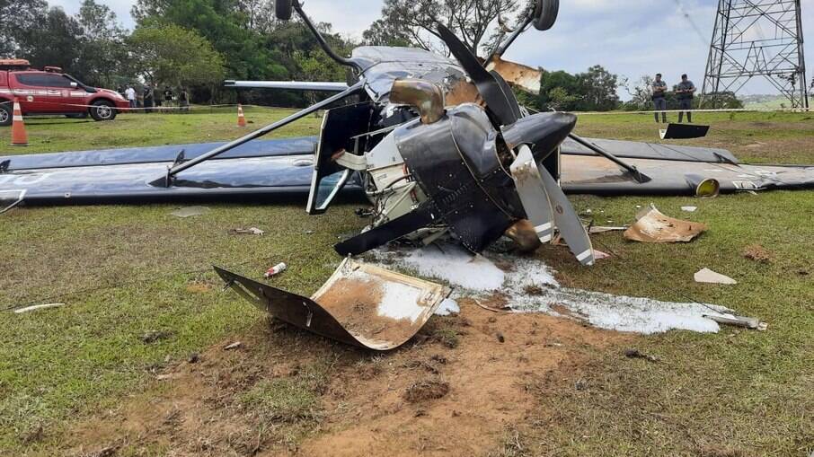Avião que transportava 16 pessoas caiu em Boituva (SP)