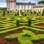 Os arbustos geométricos e as cores dos jardins do Castelo de Villandry são encantadores. Foto: France.fr