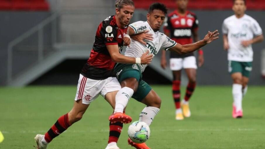 Flamengo venceu último confronto contra o Palmeiras