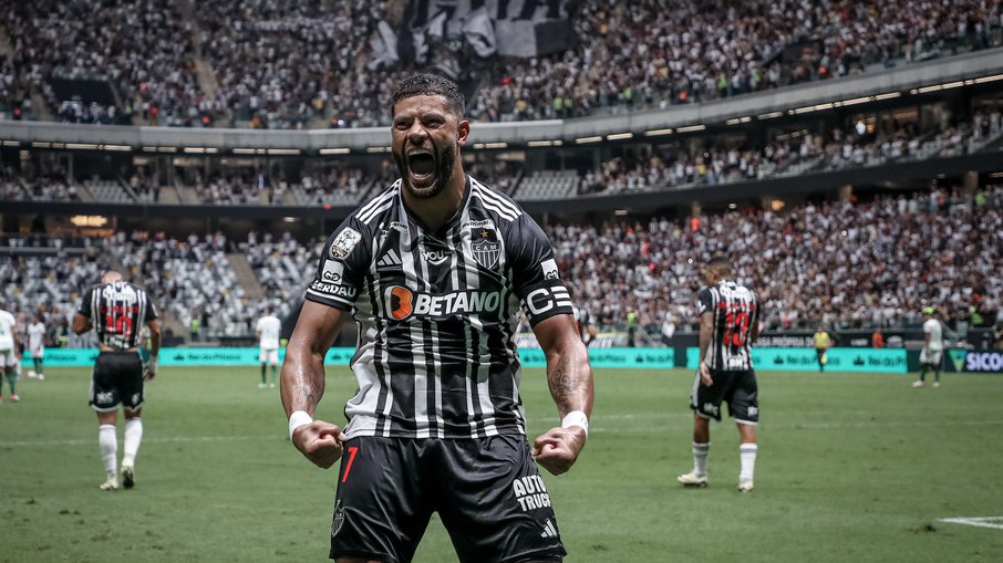 Hulk faz 100º gol, e Atlético vence América na ida da semi do Mineiro