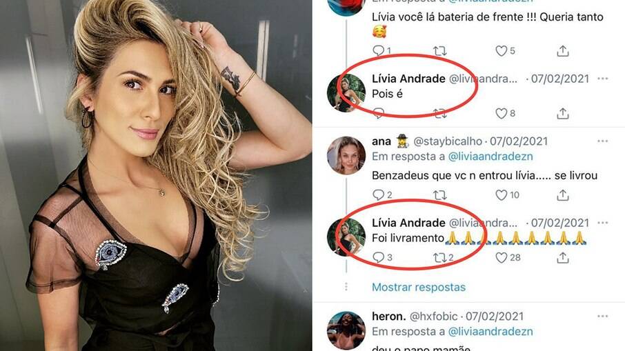 Lívia Andrade comenta o 