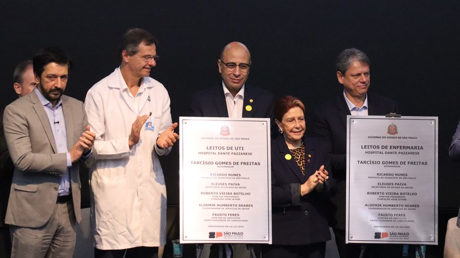 Cerimônia de inauguração dos leitos Cerimônia de inauguração dos leitos