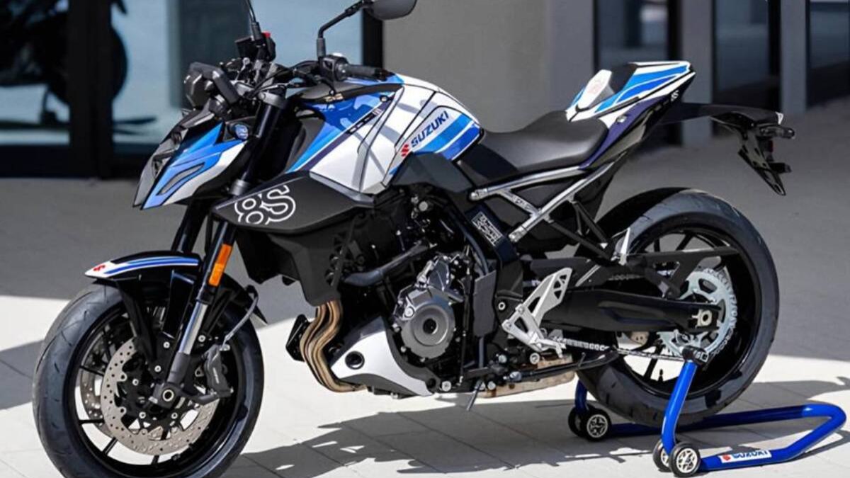 GSX-8S comemorativa mantém motor bicilíndrico de 776 cc e pacote eletrônico da versão convencional