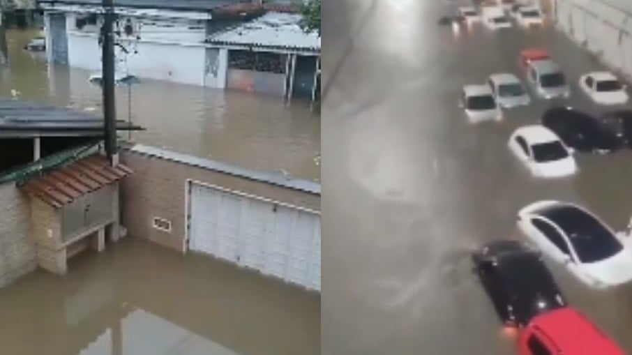 Enchentes atingem o RJ neste domingo