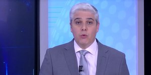 Teto de estúdio desaba ao vivo na Times Brasil CNBC