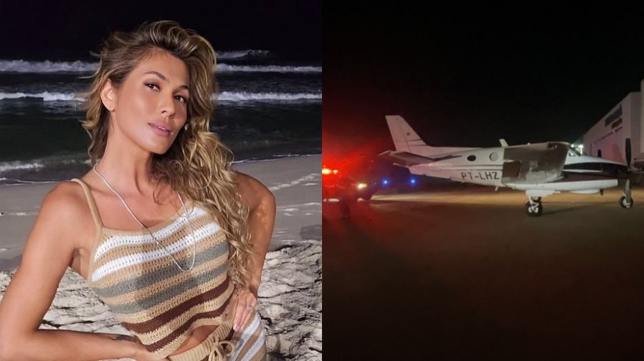 Lívia Andrade reflete sobre pouso forçado Lívia Andrade reflete sobre pouso forçado