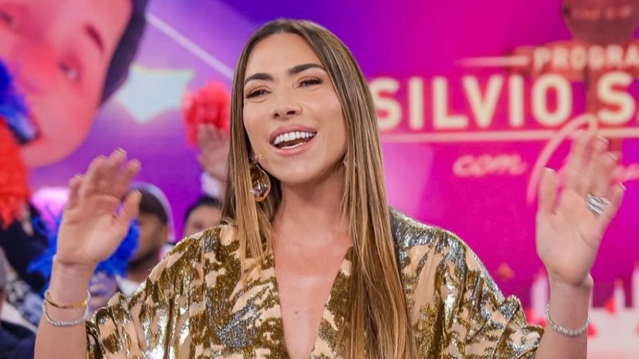 Patricia Abravanel no Programa Silvio Santos Patricia Abravanel no Programa Silvio Santos