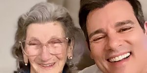 Celso Portiolli comove fãs ao lamentar a morte da mãe, Dona Dibe, aos 98 anos