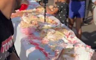 VÍDEO: homem usa pá em briga por bolo durante evento no Maranhão