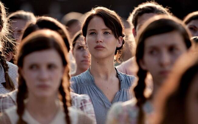 Jennifer Lawrence viveu Katniss Everdeen na saga 
