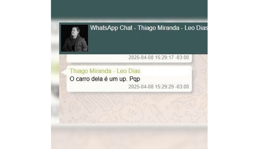 Thiago Miranda debocha de carro de Malu Gaspar Thiago Miranda debocha de carro de Malu Gaspar