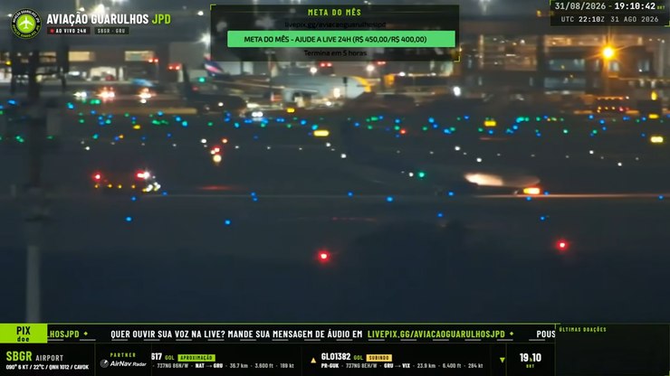 Avião faz pouso de emergência após decolar de Guarulhos