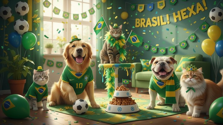 Copa do Mundo exige atenção redobrada com pets durante os jogos