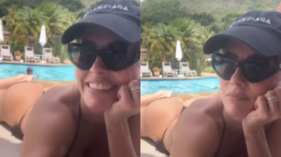 Deborah Secco renova bronzeado