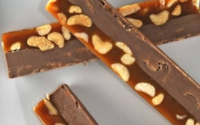 Foto da receita Barra de caramelo pronta.