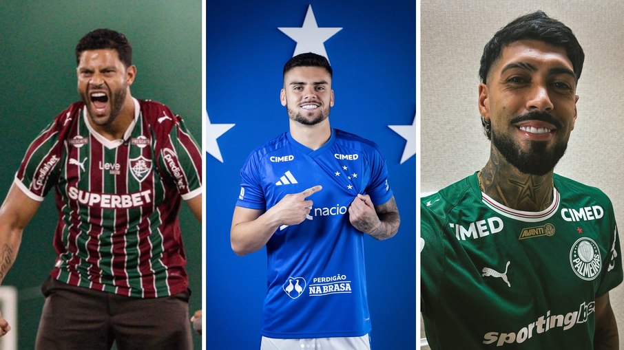 Hulk, Gabriel Pec e Alexander Barboza estão entre os principais reforços anunciados pelos clubes da Série A durante a pausa para a Copa do Mundo