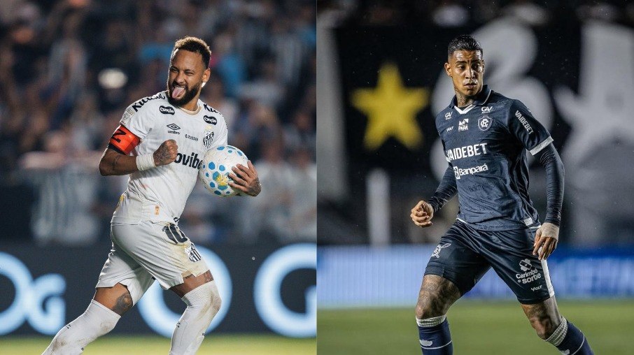 Neymar e Alef Manga são destaques de Santos e Remo Neymar e Alef Manga são destaques de Santos e Remo