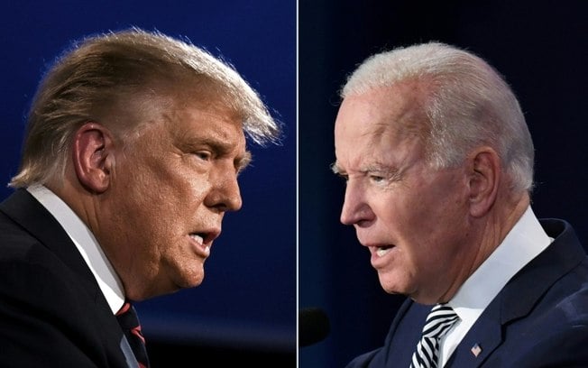 Donald Trump e Joe Biden, candidatos à eleição presidencial de 5 de novembro de 2024