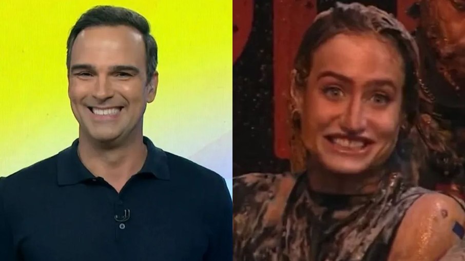 Tadeu Schmidt recriou meme de Bruna Griphao no 'BBB 23'