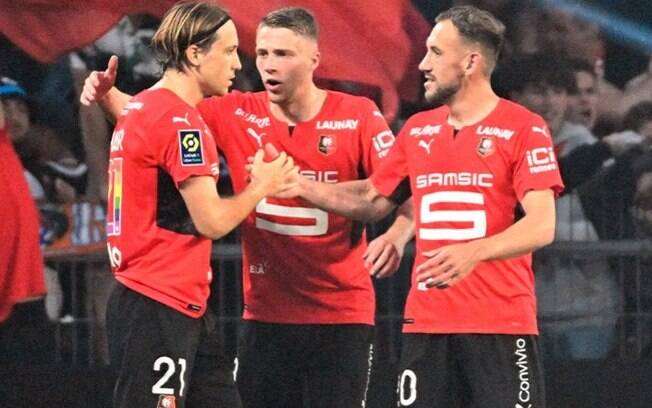 Rennes vence Olympique de Marselha, e Monaco assume vice-liderança do Campeonato Francês