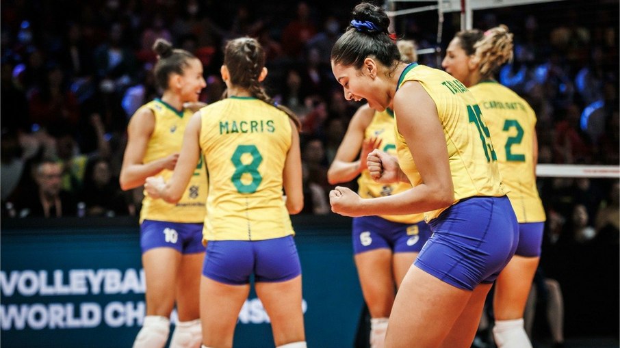 Brasil vence a China no Mundial feminino de vôlei