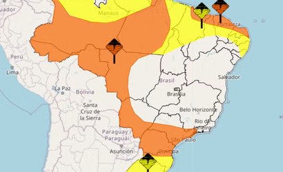 Chuvas fortes: Região Sul do país entra em alerta