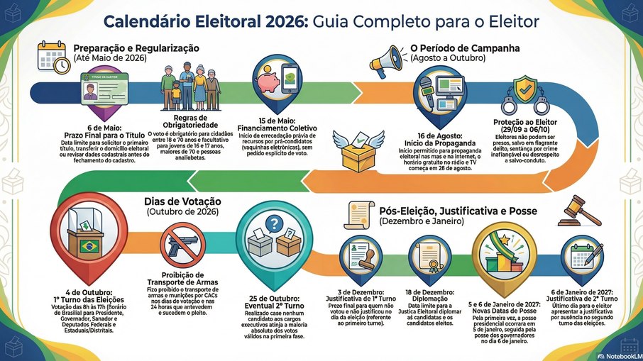 Principais datas para o eleitor
