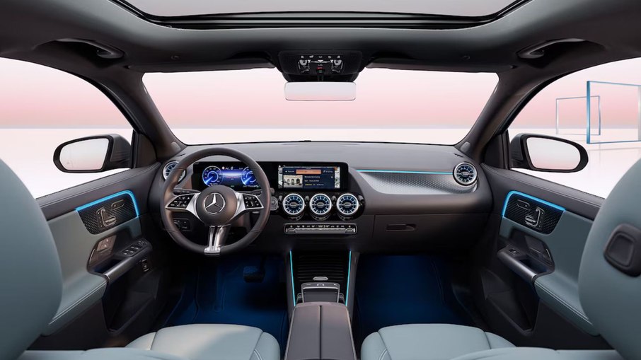 Interior do Mercedes-Benz EQA 250 Interior do Mercedes-Benz EQA 250
