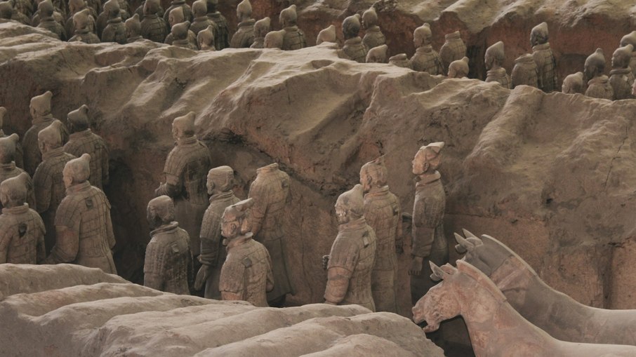 Exército de Terracota, na China