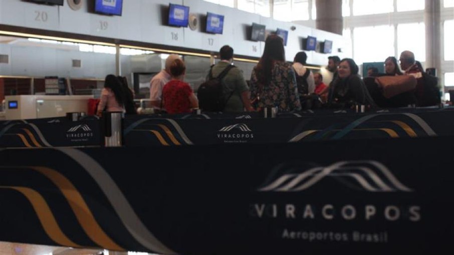 Movimentação no aeroporto de Viracopos 