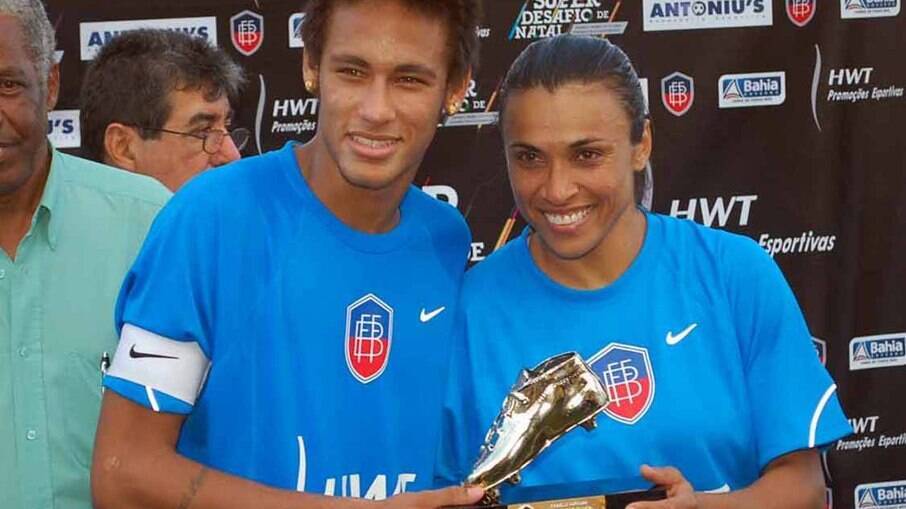 Marta e Neymar