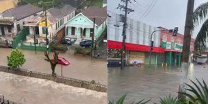 Petrópolis entra em alerta máximo após temporal inundar cidade
