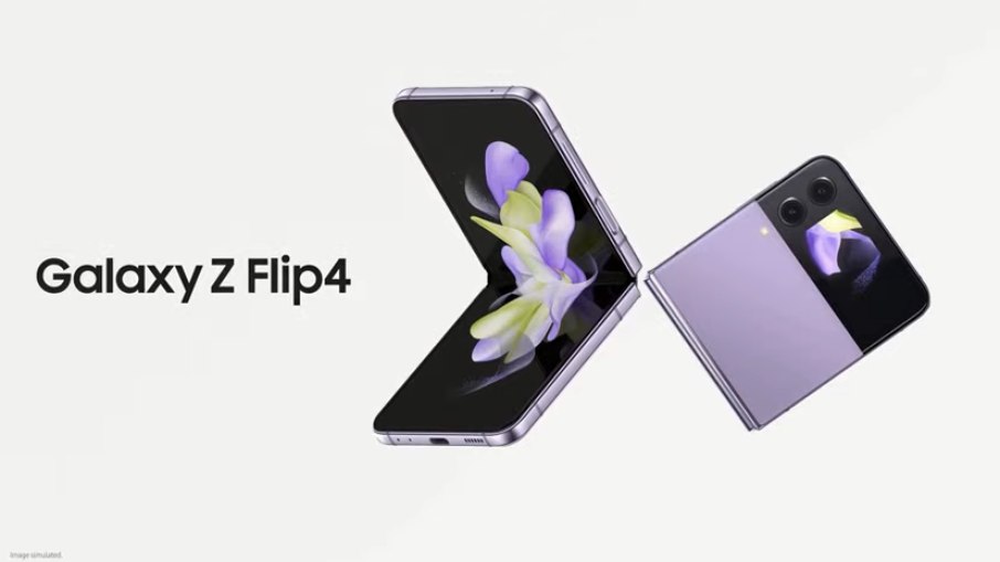 Galaxy Z Flip 4 foi lançado nesta quarta-feira