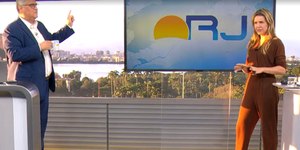 Apresentadores do Bom dia Rio passam perrengue com sol