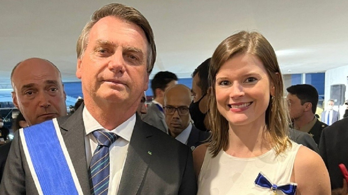 Jair Bolsonaro (PL) e Martha Seillier