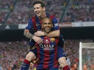 Dani Alves e Messi
