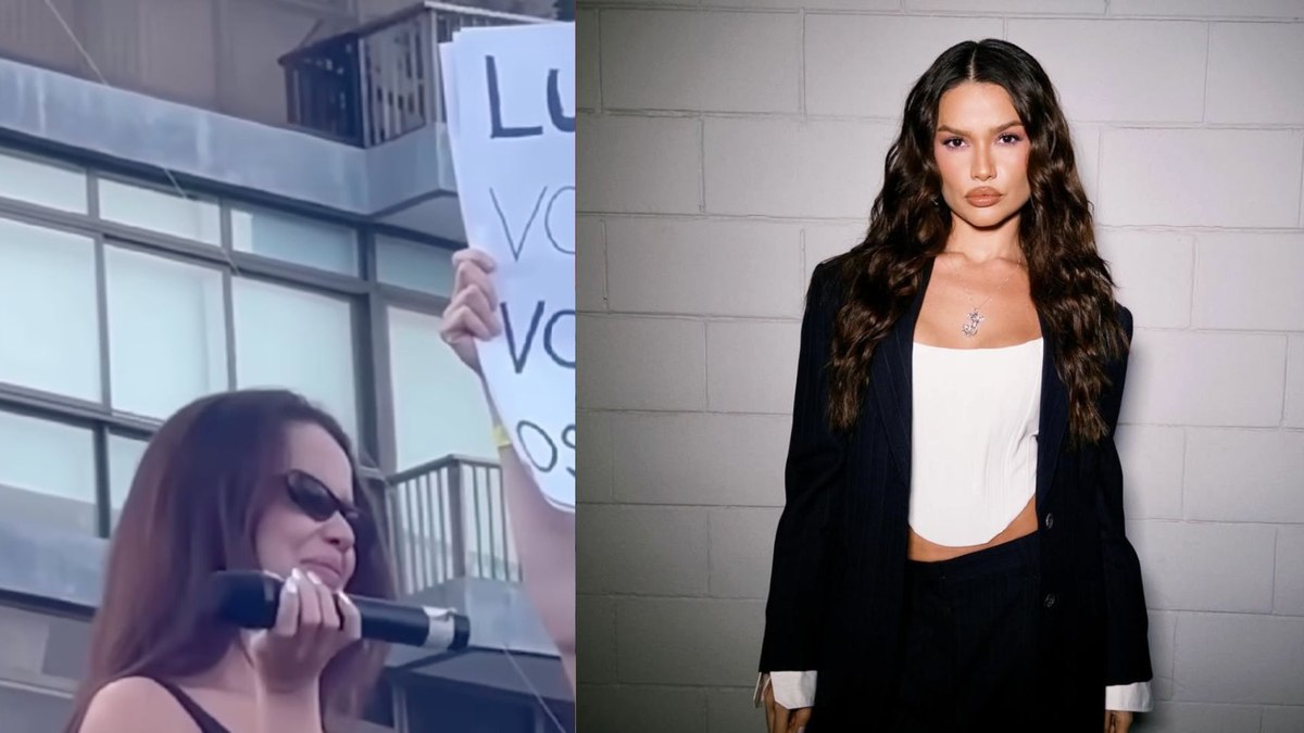 Juliete se emociona em ato Juliete se emociona em ato