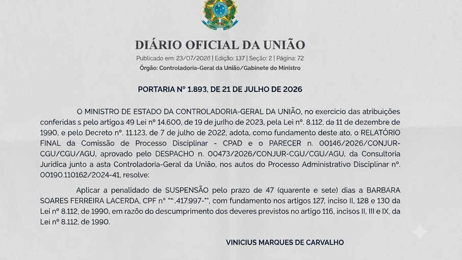 Servidor suspenso por fraudar vacinação