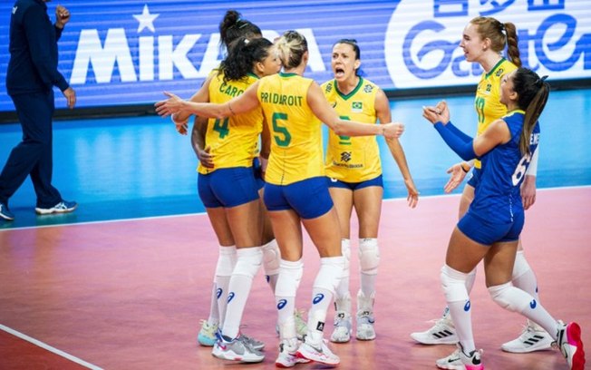Brasil 'apresenta' Julia Bergmann, vence a Alemanha e larga confiante na Liga das Nações