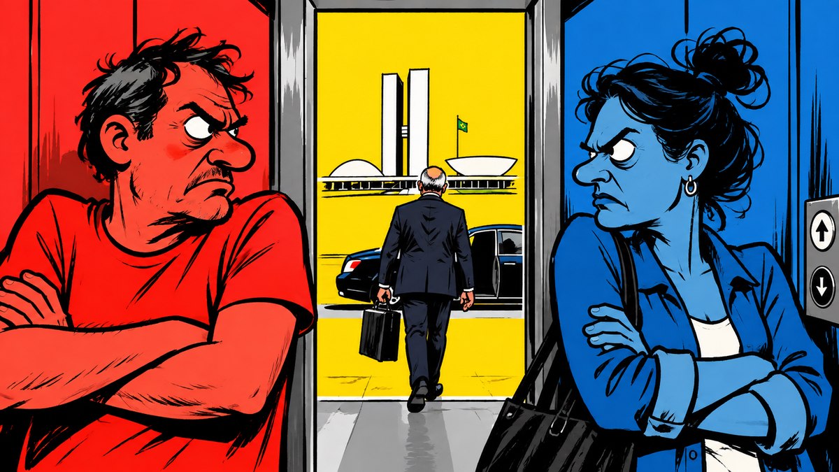 Antes a gente ia votar xingando político. Hoje xinga o vizinho