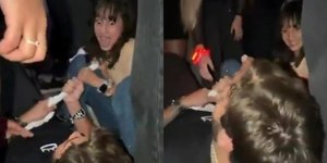 Fãs disputam toalha suada de Luan Santana e vídeo viraliza