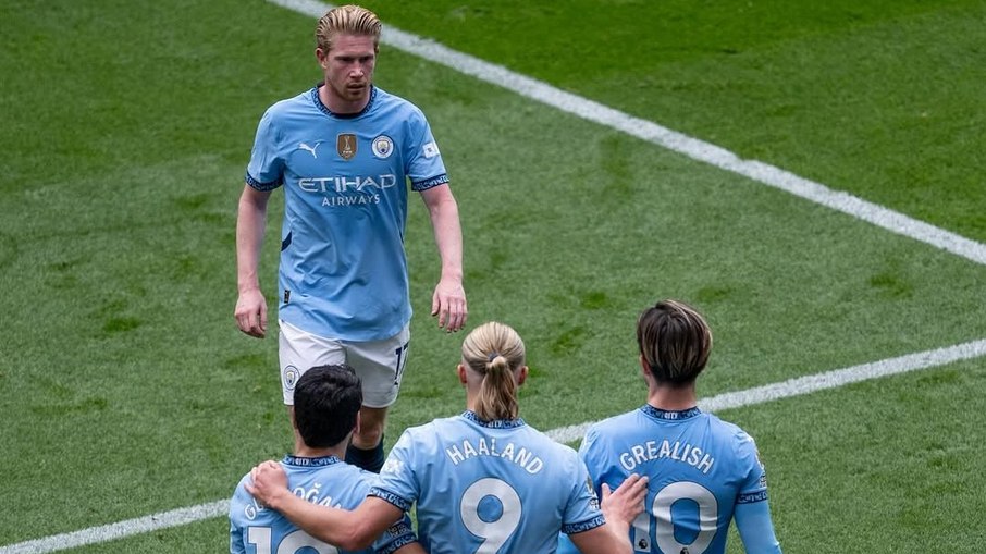 Jack Grealish termina 2024 sem marcar nenhum gol pelo Manchester City