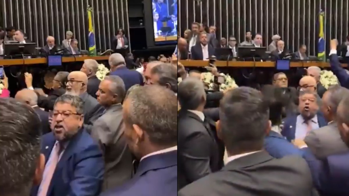 Deputado Quaquá acertou um tapa em Messias Donato durante sessão de promulgação da Reforma Tributária