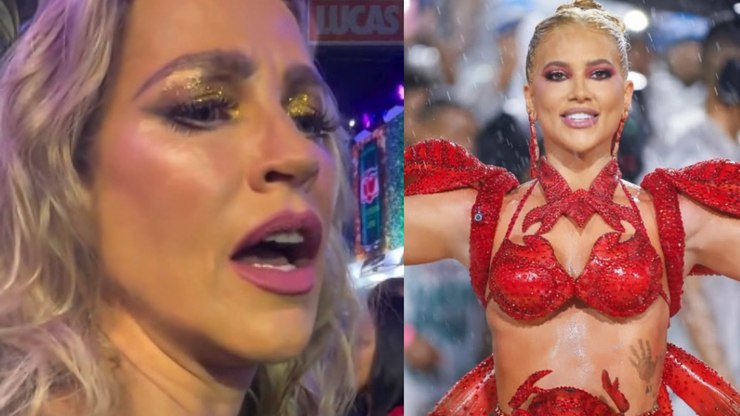 Luana Piovani ironiza pergunta sobre Virgínia na Sapucaí