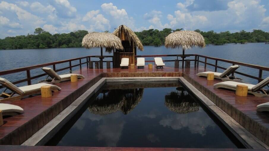 Piscina de rio Juma Amazon Lodge