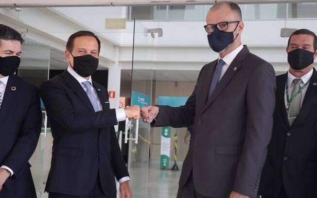 Doria participou de reunião com representantes da Anvisa