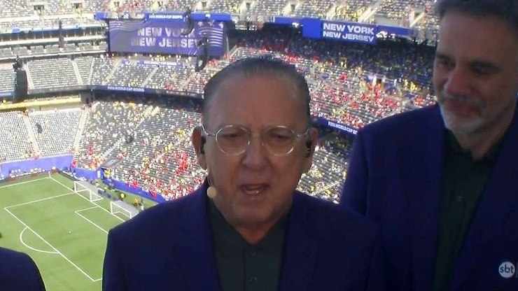Última narração de Galvão Bueno na Copa faz SBT bater recorde