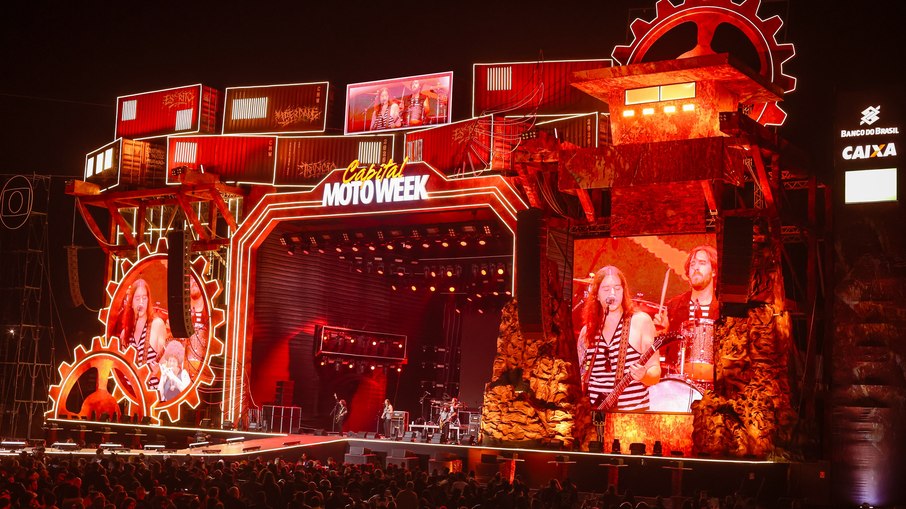 Palco principal que recebe shows internacionais e nacionais