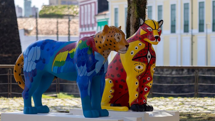 Exposição Jaguar Parade ocupa Belém durante a COP30